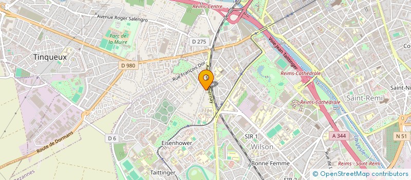localisation de l'entreprise SARL DA SILVA CARLOS à REIMS