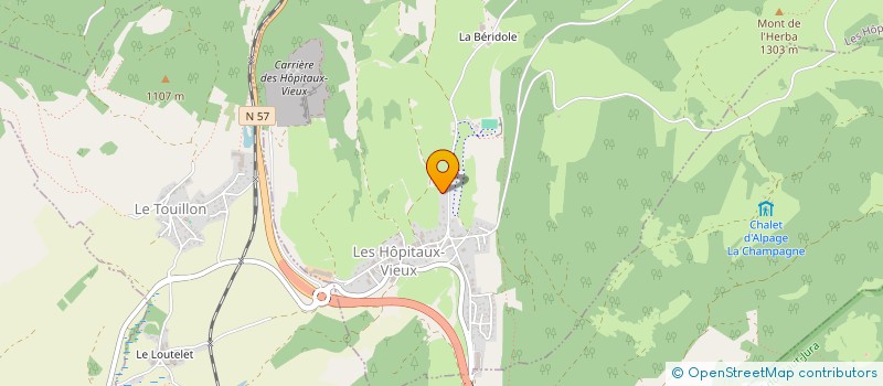 localisation de l'entreprise SARL DA SILVA JOSEPH  LES HOPITAUX-VIEUX