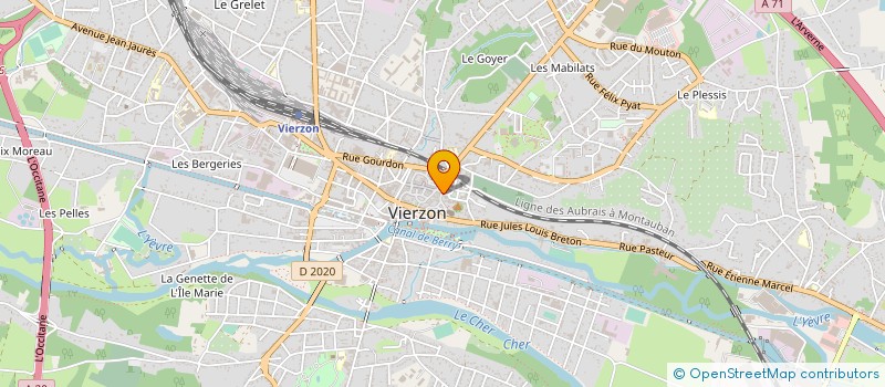localisation de l'entreprise SARL DAB à VIERZON