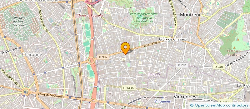 localisation de l'entreprise SARL DABO FOFANA TEXTILES à MONTREUIL