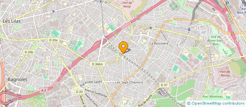 localisation de l'entreprise SARL DABO PALETTES à ROMAINVILLE