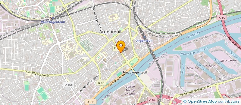 localisation de l'entreprise SARL DABRAINVILLE LT à ARGENTEUIL