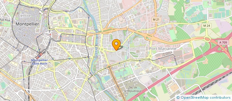 localisation de l'entreprise SARL DACE DISTRIBUTION à MONTPELLIER