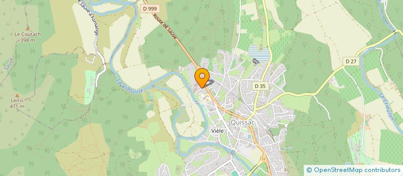 localisation de l'entreprise SARL DACSEF  QUISSAC