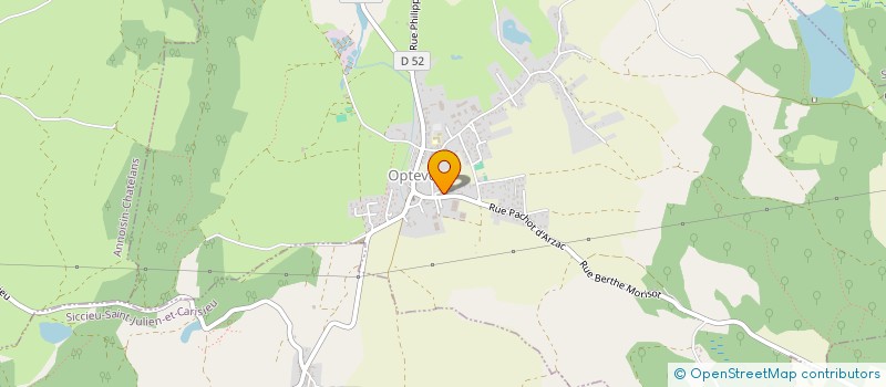 localisation de l'entreprise SARL DAF  OPTEVOZ