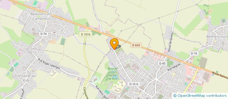 localisation de l'entreprise SARL DAFFE PNEUS à CAUDRY