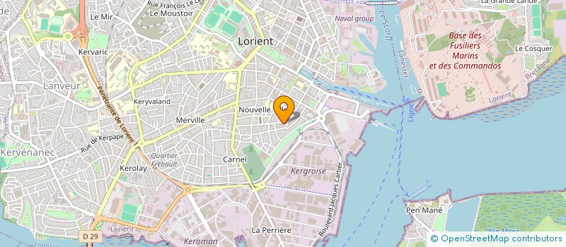 localisation de l'entreprise SARL DAGHARI à LORIENT