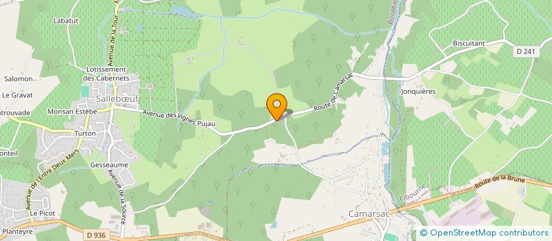 localisation de l'entreprise SARL DAGNEAU ELECTRICITE SERVICE D.E.S  SALLEBUF