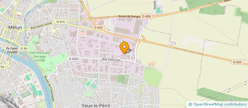 localisation de l'entreprise SARL DAHMANE à VAUX-LE-PENIL