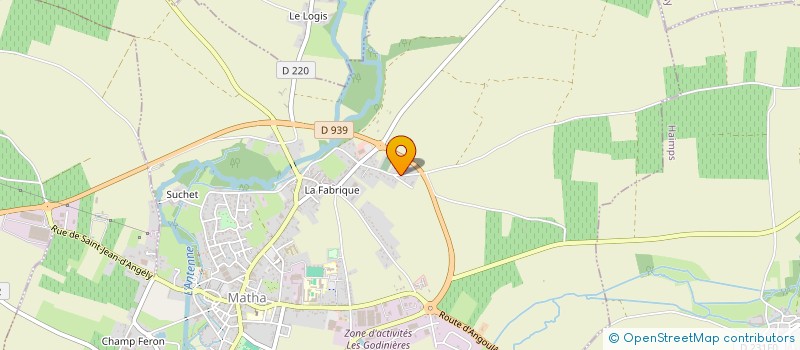 localisation de l'entreprise SARL DAIGRE PERE ET FILS à MATHA