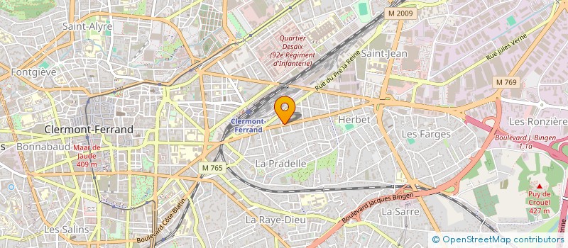 localisation de l'entreprise SARL DAJACRI  CLERMONT-FERRAND