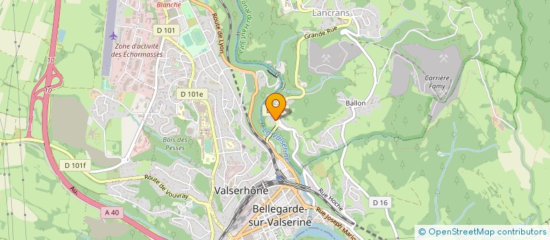localisation de l'entreprise SARL DAK SERVICE CHAUFFAGE PLOMBERIE à VALSERHONE