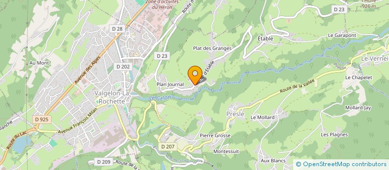 localisation de l'entreprise SARL DALARA  LA SURE EN CHARTREUSE