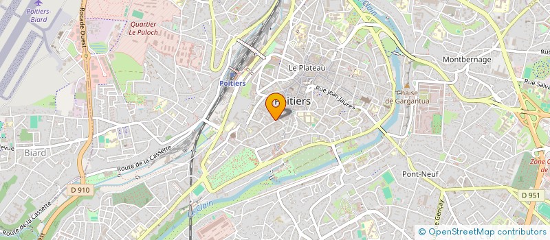 localisation de l'entreprise SARL DALCAR  POITIERS