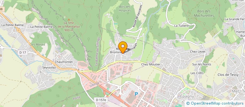 localisation de l'entreprise SARL DALEX à SILLINGY