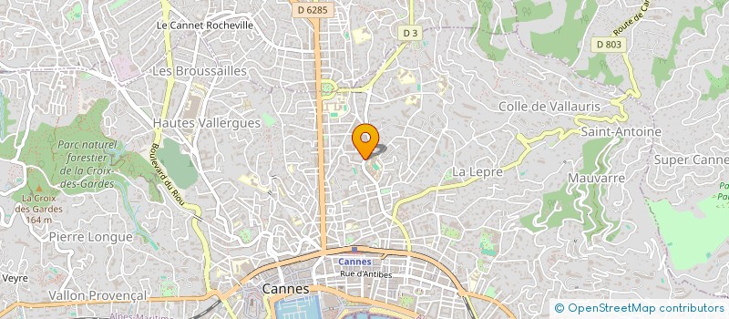 localisation de l'entreprise SARL DALIA à CANNES