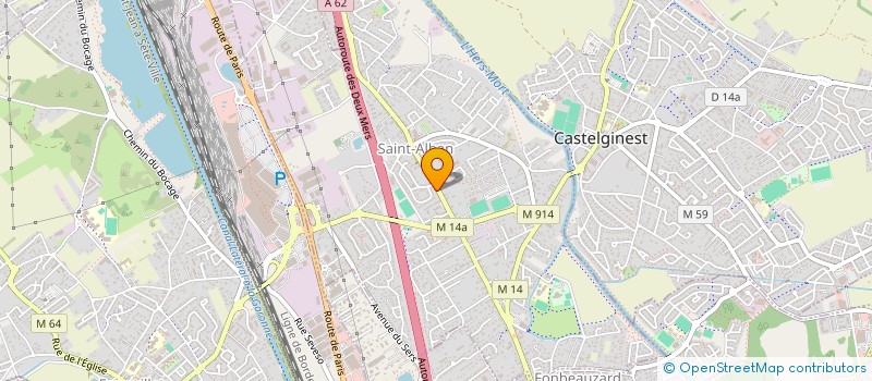 localisation de l'entreprise SARL DALICHA  CASTELGINEST