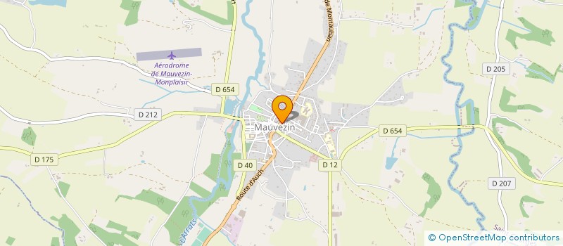 localisation de l'entreprise SARL DAMASE OPTIQUE à MAUVEZIN