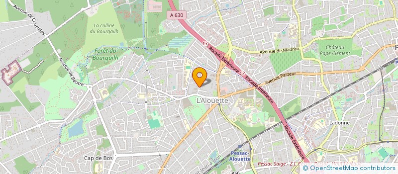 localisation de l'entreprise SARL DAMG  PESSAC