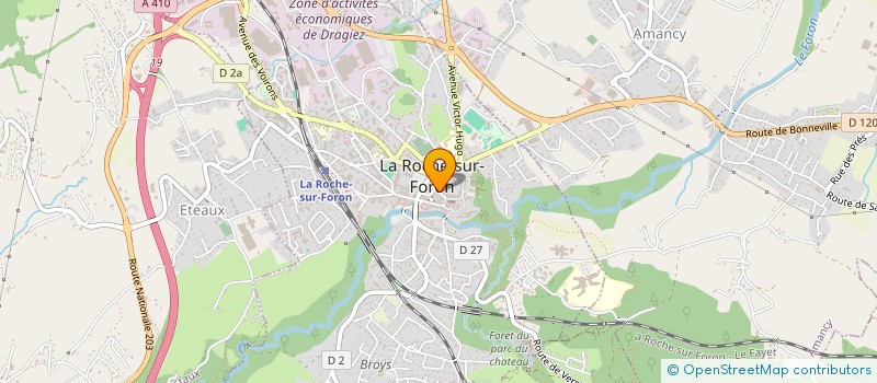 localisation de l'entreprise SARL DAMIANI  LA ROCHE-SUR-FORON