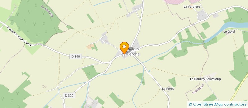localisation de l'entreprise SARL DAMIEN PLAISANT à LOUVILLIERS-LES-PERCHE