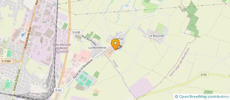 localisation de l'entreprise SARL DAMIEN ROY à LOUZY