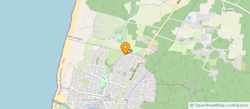 localisation de l'entreprise SARL DANABEL  VIEUX-BOUCAU-LES-BAINS