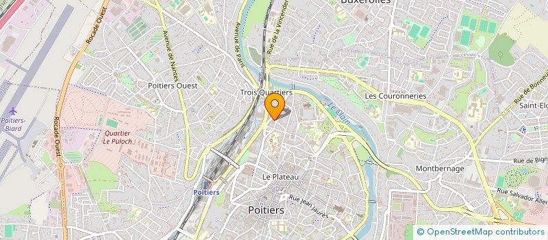 localisation de l'entreprise SARL DANAE à POITIERS