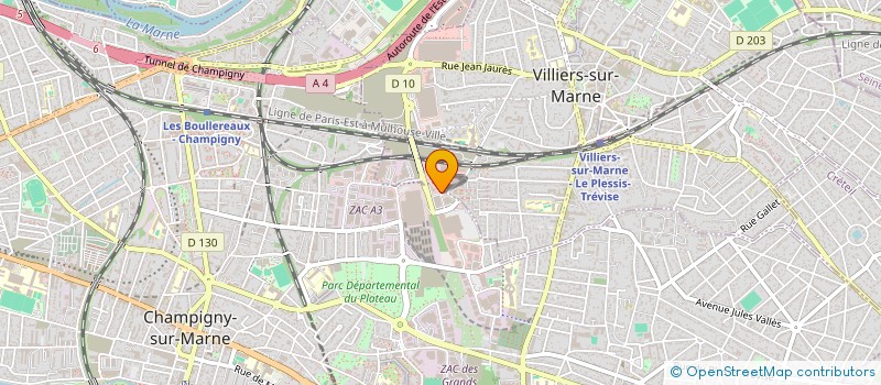 localisation de l'entreprise SARL DANATH  CHAMPIGNY-SUR-MARNE