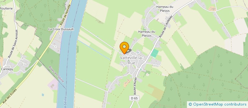 localisation de l'entreprise SARL DANGER  VATTEVILLE-LA-RUE