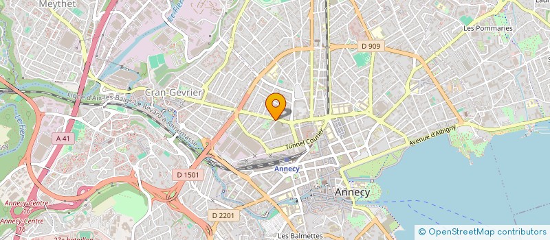 localisation de l'entreprise SARL DANGREAUX à ANNECY
