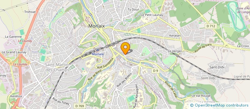 localisation de l'entreprise SARL DANIEL à MORLAIX