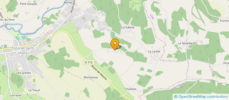 localisation de l'entreprise SARL DANIEL à MONTAGRIER