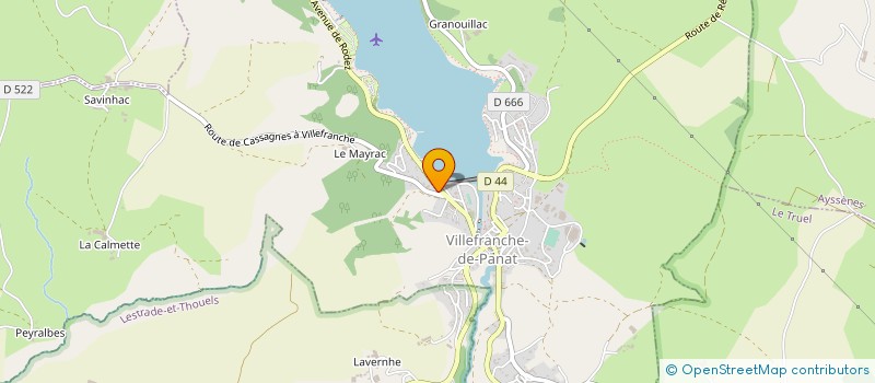 localisation de l'entreprise SARL DANIEL AUGE  VILLEFRANCHE-DE-PANAT