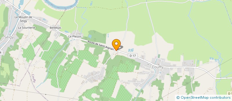 localisation de l'entreprise SARL DANIEL BECCAVIN ET CIE - PALETTES SERVICE à COUFFY
