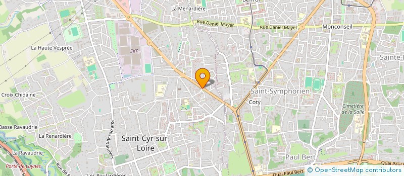 localisation de l'entreprise SARL DANIEL BORDIER PHOTOGRAPHE  SAINT-CYR-SUR-LOIRE