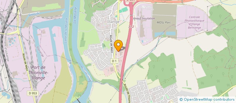 localisation de l'entreprise SARL DANIEL CARRELAGES SANITAIRES CHAUFFAGES  ILLANGE