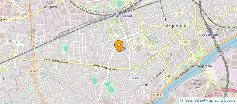 localisation de l'entreprise SARL DANIEL GOUYON à ARGENTEUIL