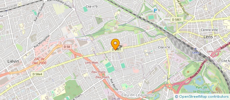 localisation de l'entreprise SARL DANIEL HOOGEWYS à LENS