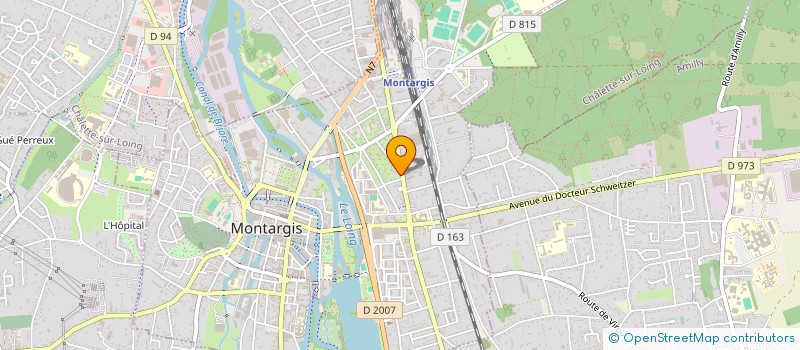 localisation de l'entreprise SARL DANIEL HOUIS à MONTARGIS