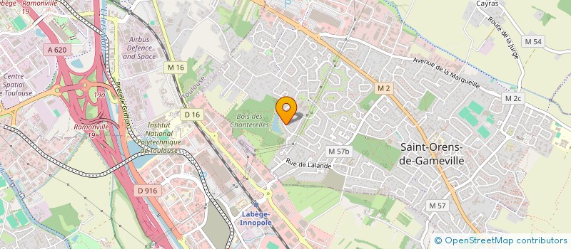 localisation de l'entreprise SARL DANIEL RADIO TAXI  SAINT-ORENS-DE-GAMEVILLE
