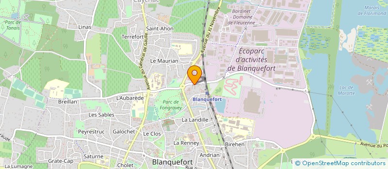 localisation de l'entreprise SARL DANIEL'S à BLANQUEFORT