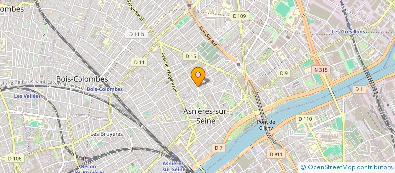 localisation de l'entreprise SARL DANIEL S BAR à ASNIERES-SUR-SEINE