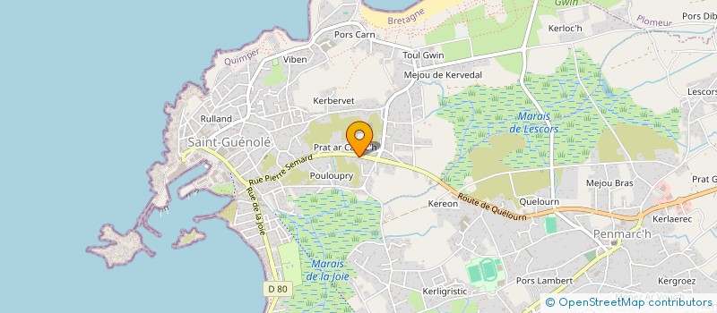 localisation de l'entreprise SARL DANIEL Y à PENMARCH