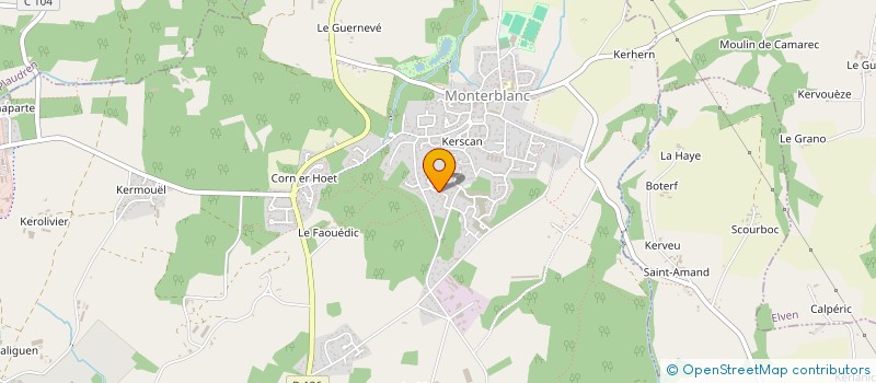 localisation de l'entreprise SARL DANIELOU  MONTERBLANC