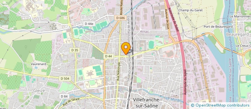 localisation de l'entreprise SARL DANNANCIER à VILLEFRANCHE-SUR-SAONE