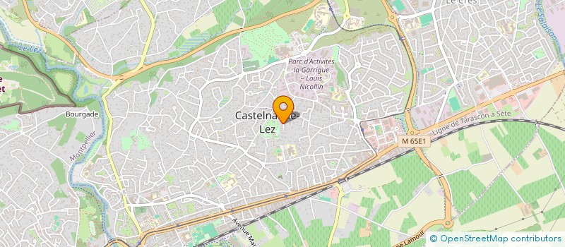 localisation de l'entreprise SARL DANSE DES TREILLES  CASTELNAU LE LEZ