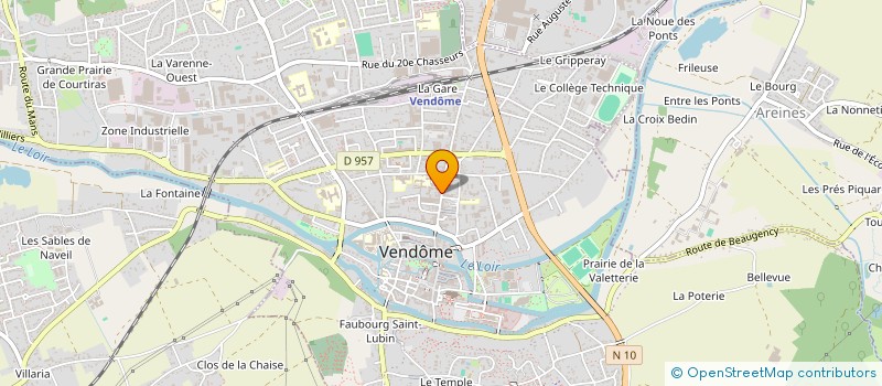localisation de l'entreprise SARL DANSEUX  VENDOME