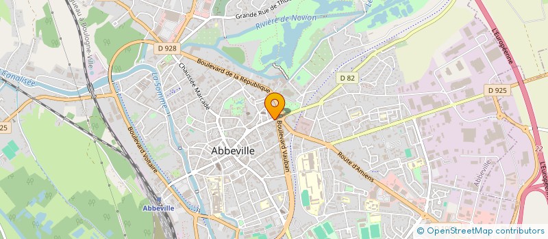 localisation de l'entreprise SARL DANTEN à ABBEVILLE