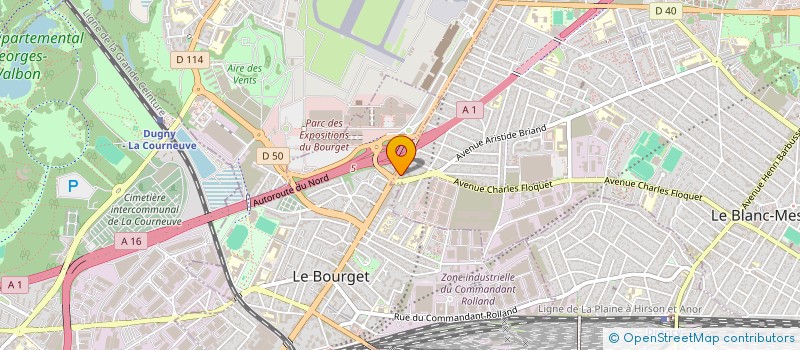 localisation de l'entreprise SARL DANTEN GERARD à LE BLANC-MESNIL